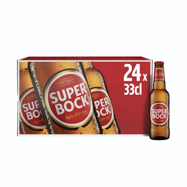 Picture of Super Bock Beer 24 Pack (24x33cl)