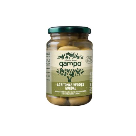 Picture of Qampo Large Green Olives "Gordal" 210gr