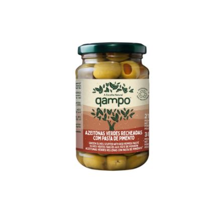 Picture of Qampo Stuffed Green olives 210gr