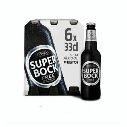 Picture of Super Bock Dark Alcohol Free 6 Pack (6x33cl)