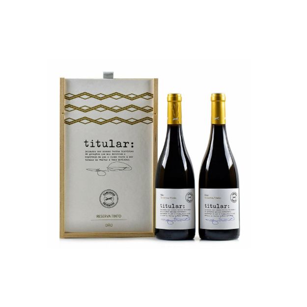 Picture of Titular Colheita Red Wine Gift Box 2x75cl