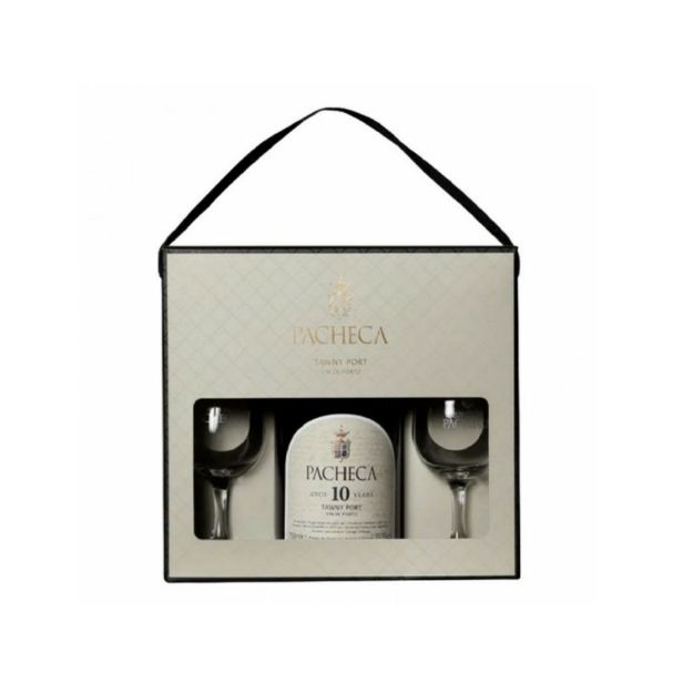 Picture of Pacheca Tawny 10 Years 75cl + 2 Glasses 19,5%