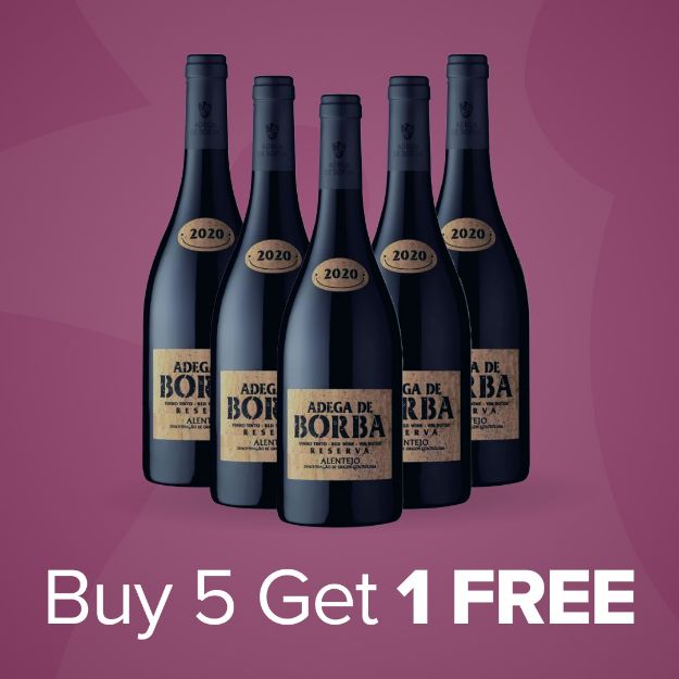 Picture of Borba Red Reserve Cork Label "Buy 5 get 1 Free"