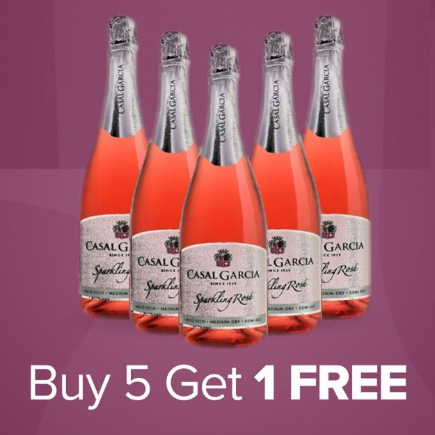 Picture of Casal Garcia Sparkling Rose  "Buy 5 get 1 Free"