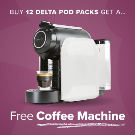 Picture of Delta Q Coffee Offer + 1 Free Coffee Machine