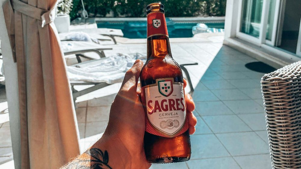 Sagres beer bottle